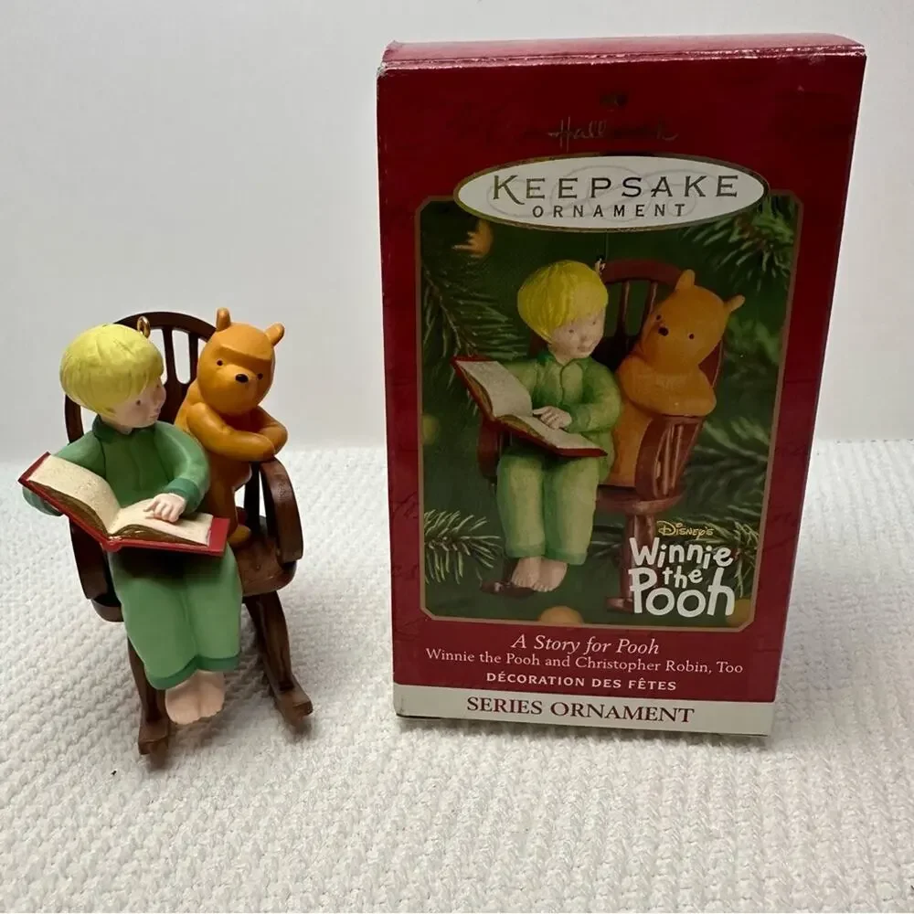 NIB Hallmark a Story for Pooh Winnie the Pooh christmas ornament